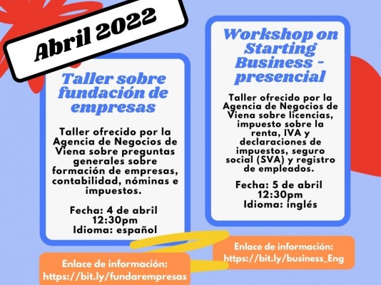 Conozca los seminarios gratuitos a cargo de la Secretaría para la Diversidad e Integración y la Agencia de Negocios de Viena