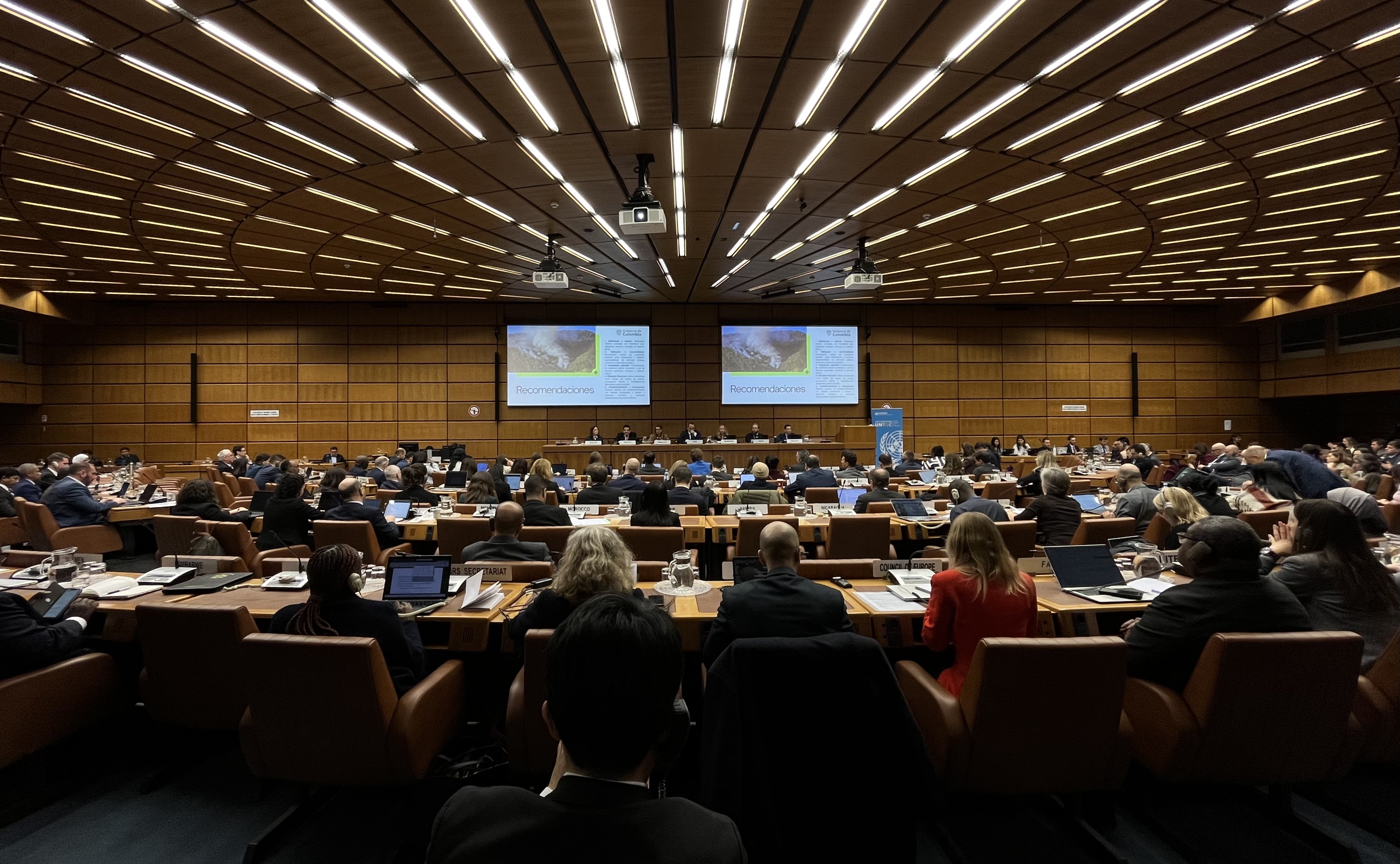 Colombia reafirma la necesidad de fortalecer la cooperación internacional frente a los delitos ambientales en Viena