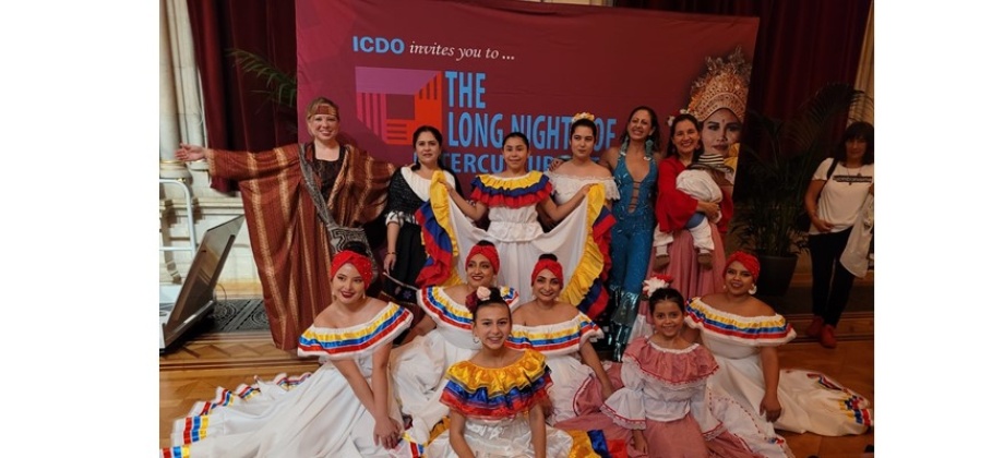 Colombia presente en el cierre de las Largas Noches de Interculturalidad de ICDO en Viena