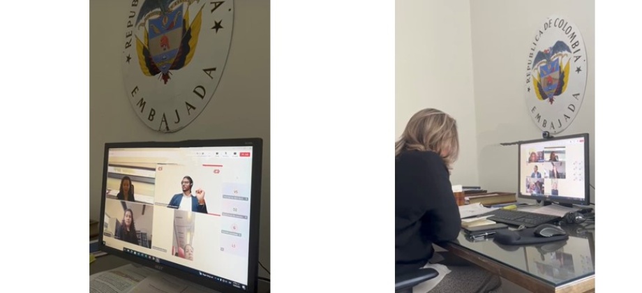 Embajadora y Cónsul de Colombia en Viena sostuvieron un encuentro virtual con la comunidad de enfermeros y enfermeras colombianas residentes en Austria 