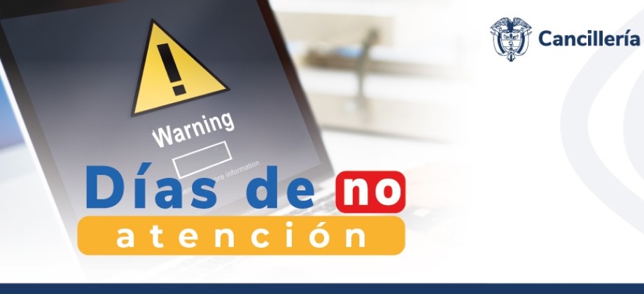 Este jueves 9 de mayo de 2024 no habrá atención en la sede de la Embajada de Colombia en Austria y su sección consular