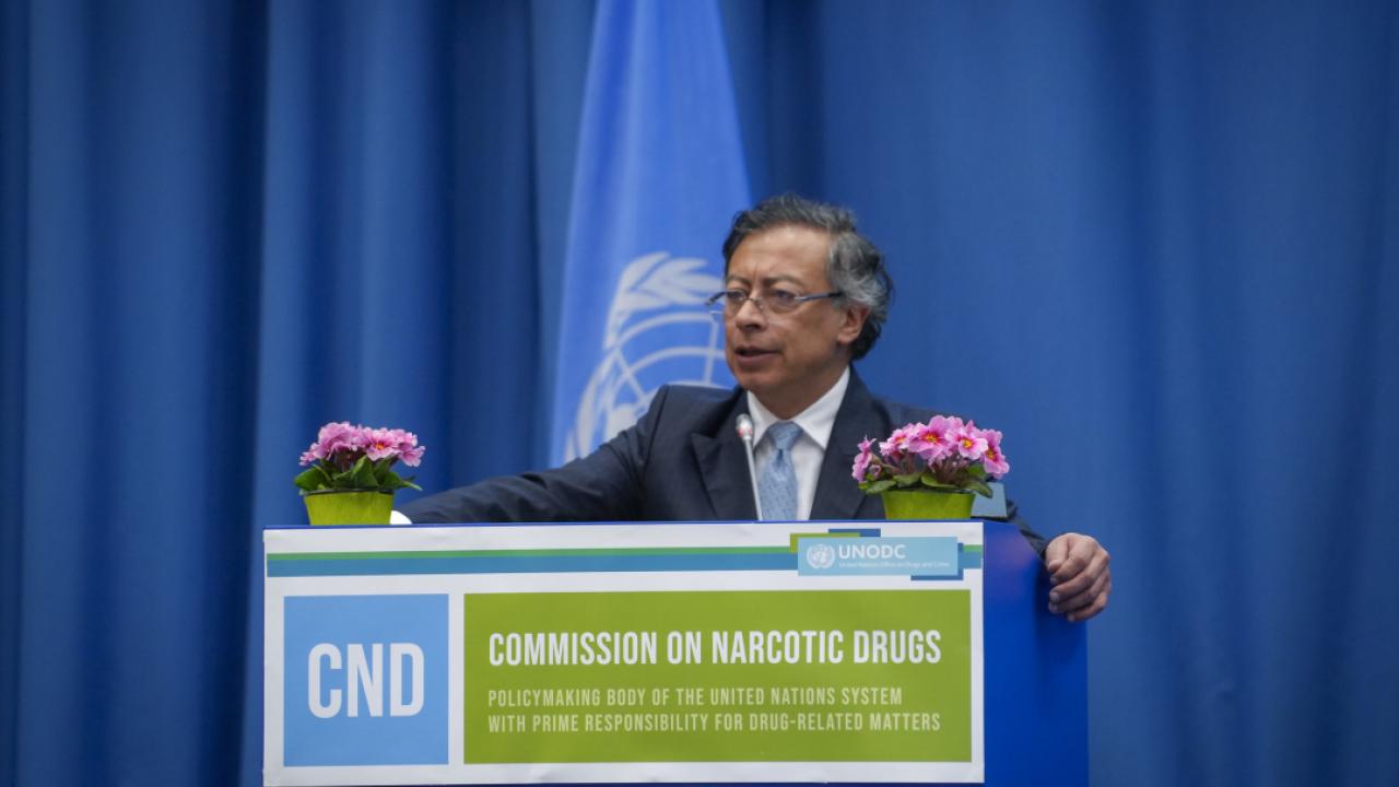 Presidente Gustavo Petro destacó en Viena que la política global de drogas requiere más evidencia, corresponsabilidad y un foco en la dignidad humana