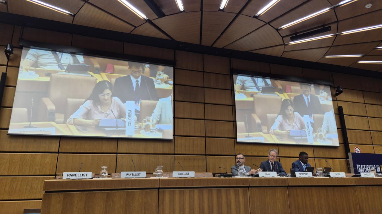 Colombia participa en la 16.ª reunión del Grupo de Trabajo sobre la Trata de Personas de la Conferencia de las Partes en la Convención de las Naciones Unidas contra la Delincuencia Organizada Transnacional