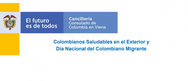 Consulado de Colombia en Viena presenta las iniciativas Colombianos Saludables en el Exterior y Día Nacional del Colombiano 