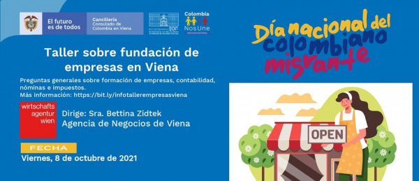 Taller sobre fundación de empresas en Viena se realizará el 8 de octubre de 2021